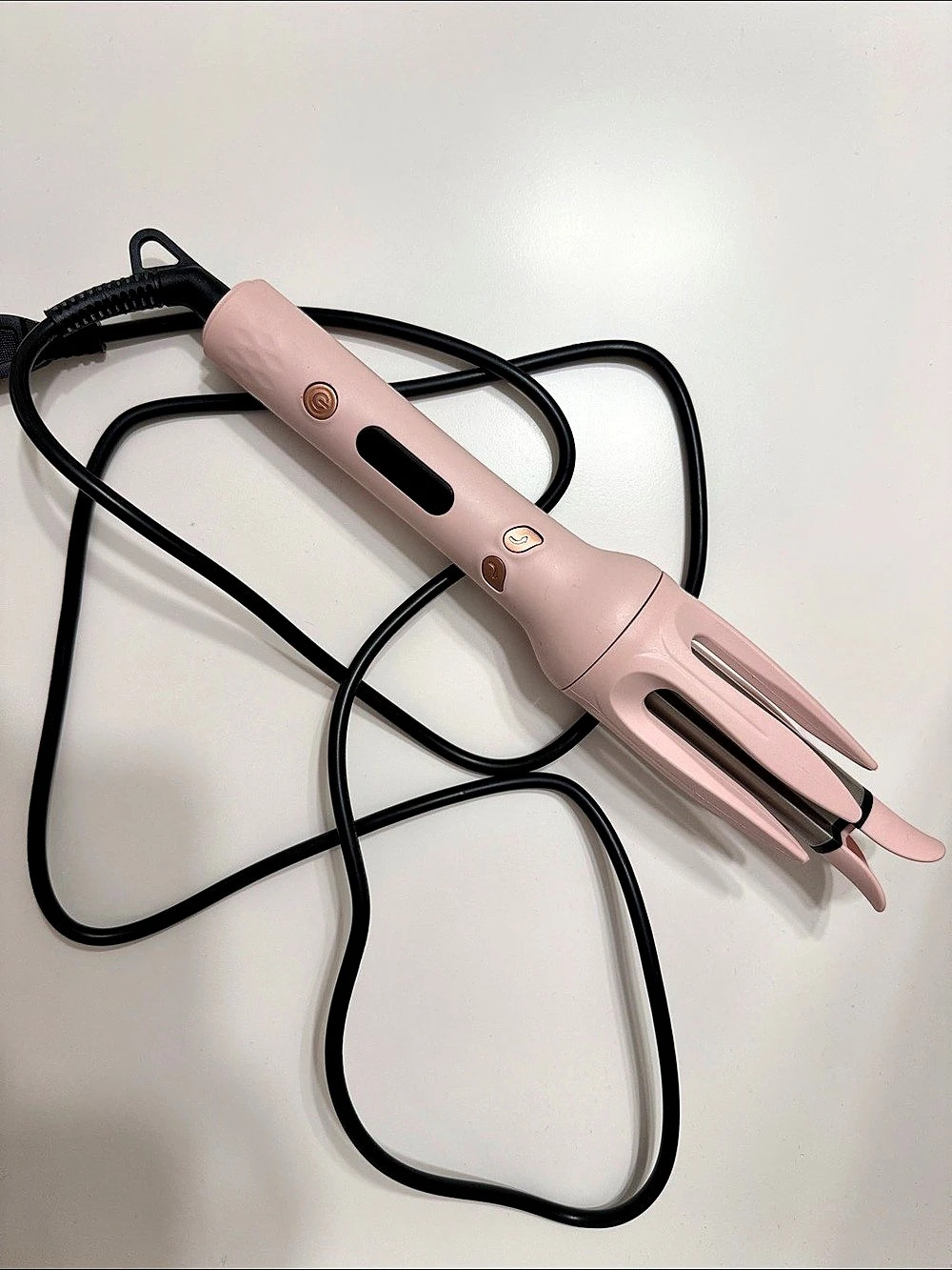 CHI Spin N Curl 1" Ceramic Rotating Hair Curler Pink & Black NWT